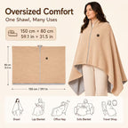 ✨Last Day 50% OFF🔥Wearable Heated Blanket Shawl | Portable USB-Powered Warmth for Home, Work & Outdoors