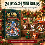 🎄 24-Day Forest Magic Creatures Building Block Advent Calendar