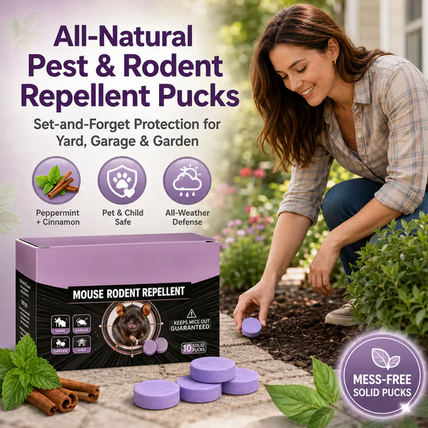 All-Natural Peppermint & Cinnamon Pest & Rodent Repellent Pucks – iradii