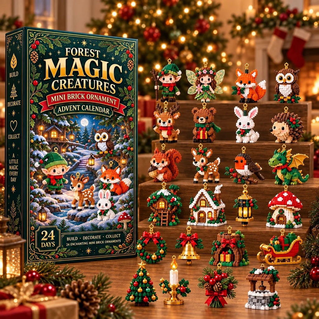 🎄 24-Day Forest Magic Creatures Building Block Advent Calendar