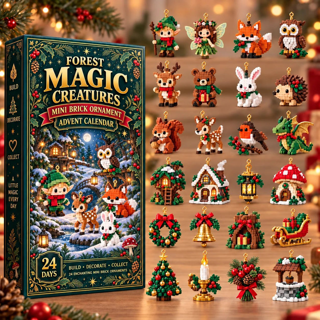 🎄 24-Day Forest Magic Creatures Building Block Advent Calendar