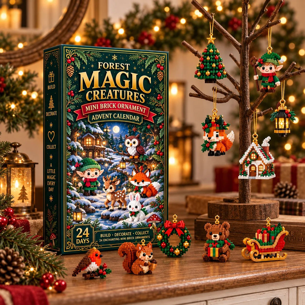🎄 24-Day Forest Magic Creatures Building Block Advent Calendar
