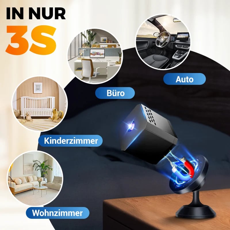 📹 Wireless Mini Security Camera with Night Vision & Remote Viewing