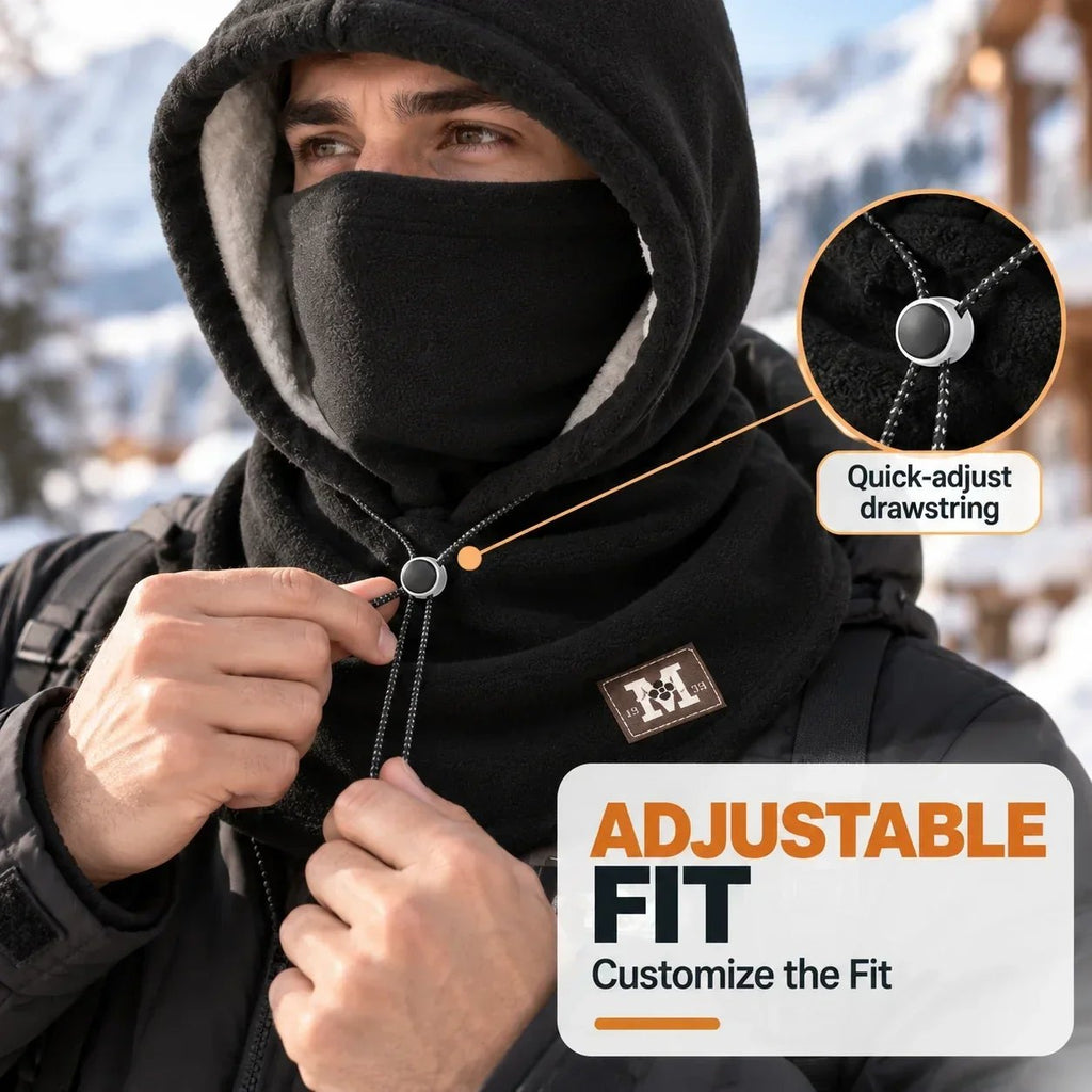 Winter Fleece Balaclava – 3-in-1 Hood, Face & Neck Warmer