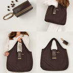 👜✨Foldable Shopping Bag Keychain Eco-Friendly Reusable Tote Bag