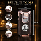 Vintage-Inspired Luxury Refillable Lighter