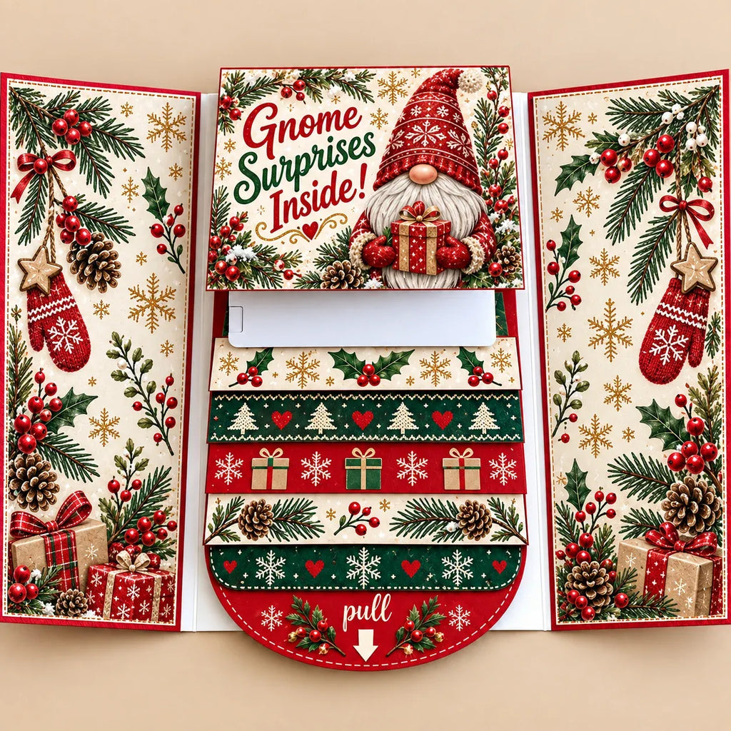 ⏰2026 New 🎅💳 Waterfall Christmas Gift Card Booklet ✨