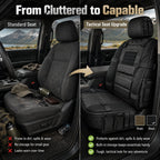 🚙Rugged Truck Seat Cover – Tactical Storage, Seat Protection & All‑Day Comfort