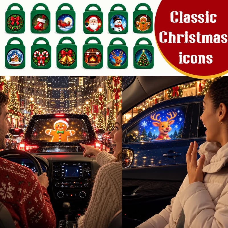 Christmas pattern inserts including Santa, snowman, reindeer and winter motifs