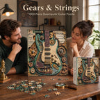 🧩Creative Steampunk Guitar 3D visual Puzzle