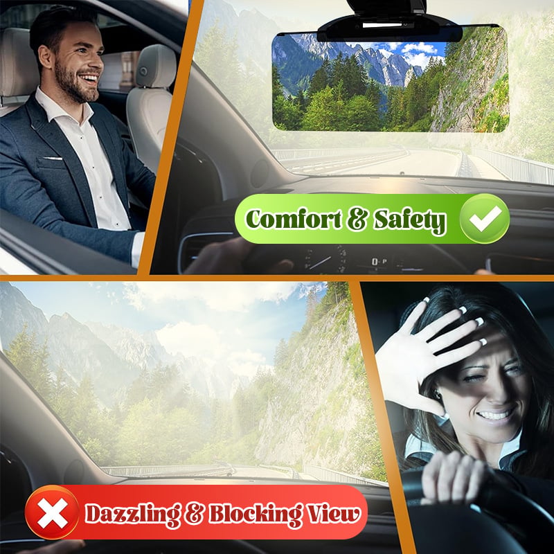🔥LAST DAY SALE 50% OFF🔥Anti-Glare Driving Visor for Sun Glare & Snow Blindness