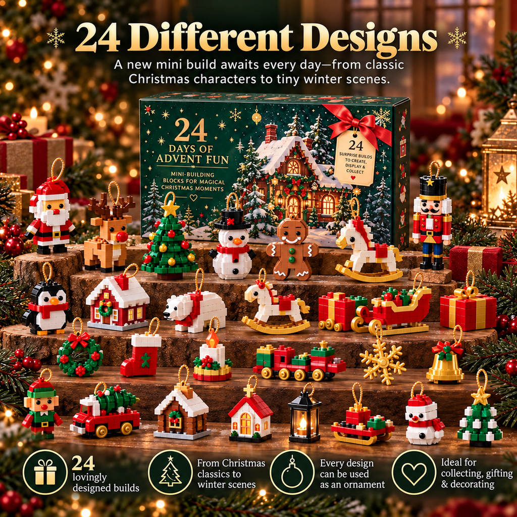24 different Christmas mini builds
