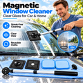 Clearer Glass for Car & Home - magnetic glass cleaner kit