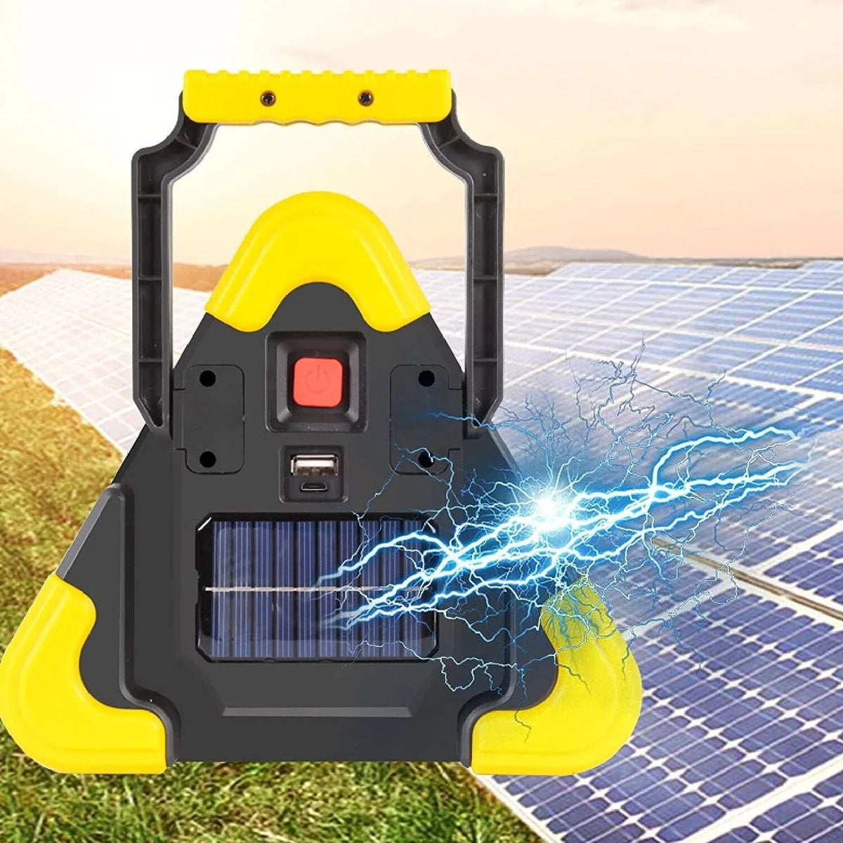 🔥2025 New Arrival🔥3-IN-1 Solar Emergency Triangle Warning Light at the Roadside