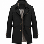 Men's Cotton Mid-Length Jacket | Spring & Fall