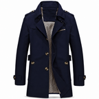 Men's Cotton Mid-Length Jacket | Spring & Fall
